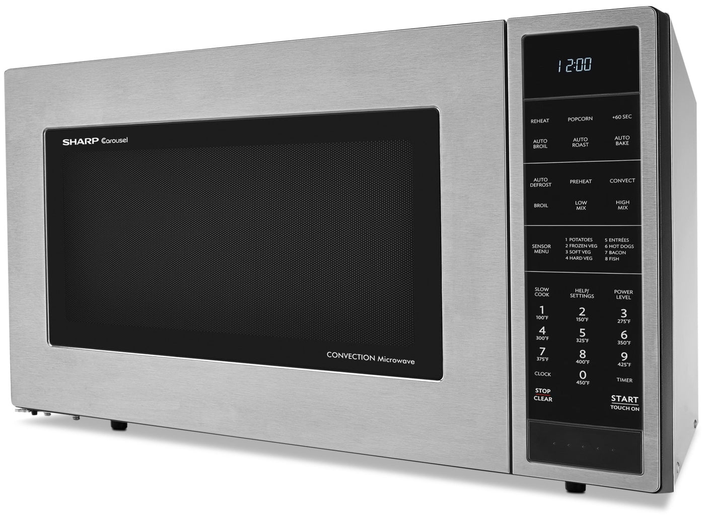 Sharp 1 5 Cu Ft Countertop Or Built In Convection Microwave Oven