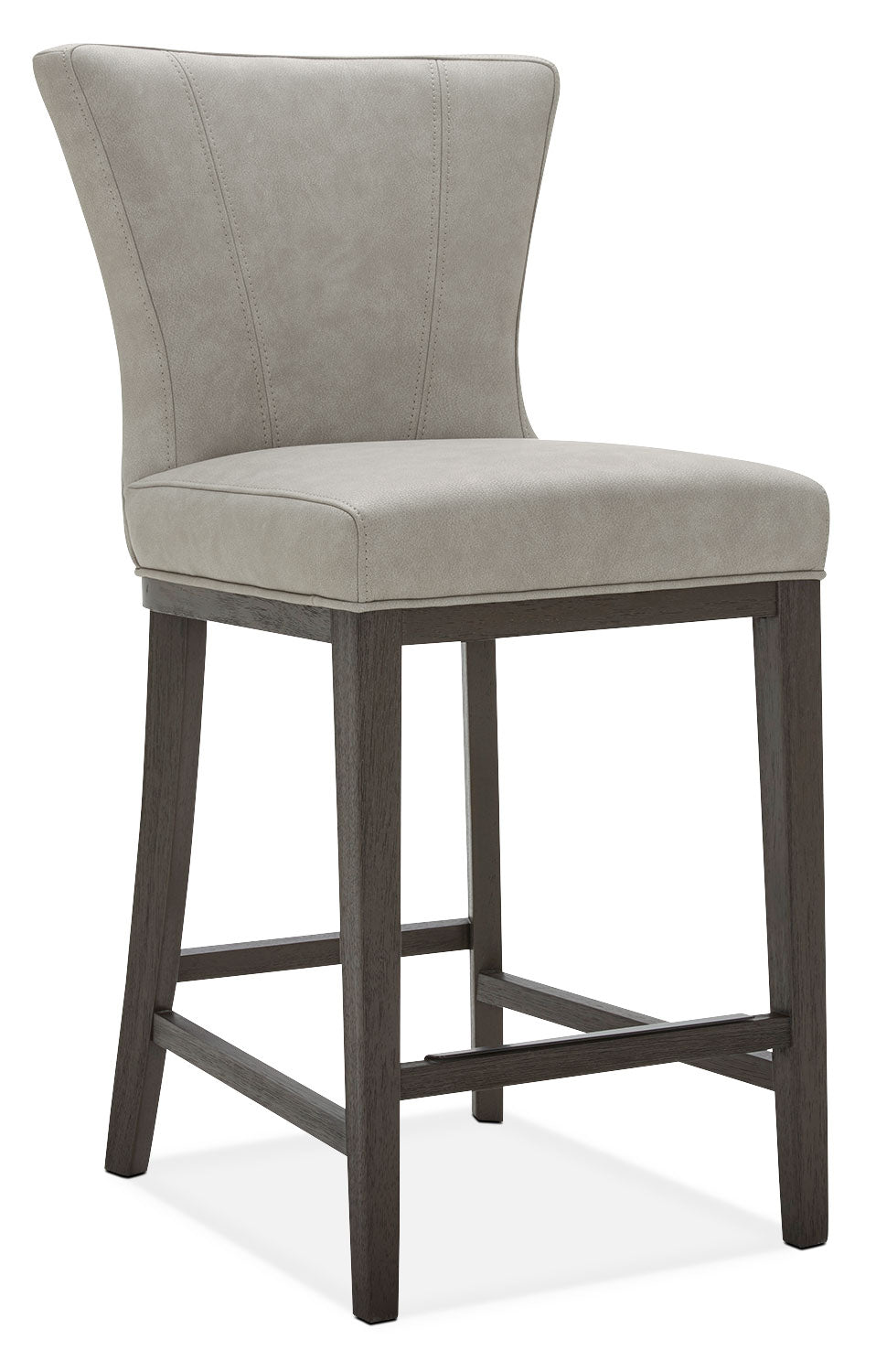 Quinn Counter Height Stool Taupe The Brick