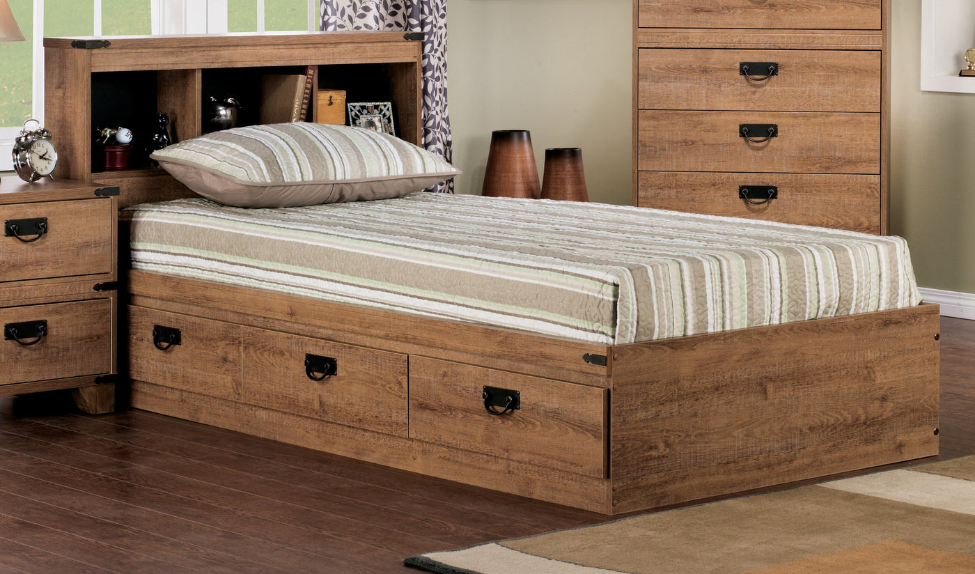 Driftwood Mates Twin Platform Bed With Headboard The Brick