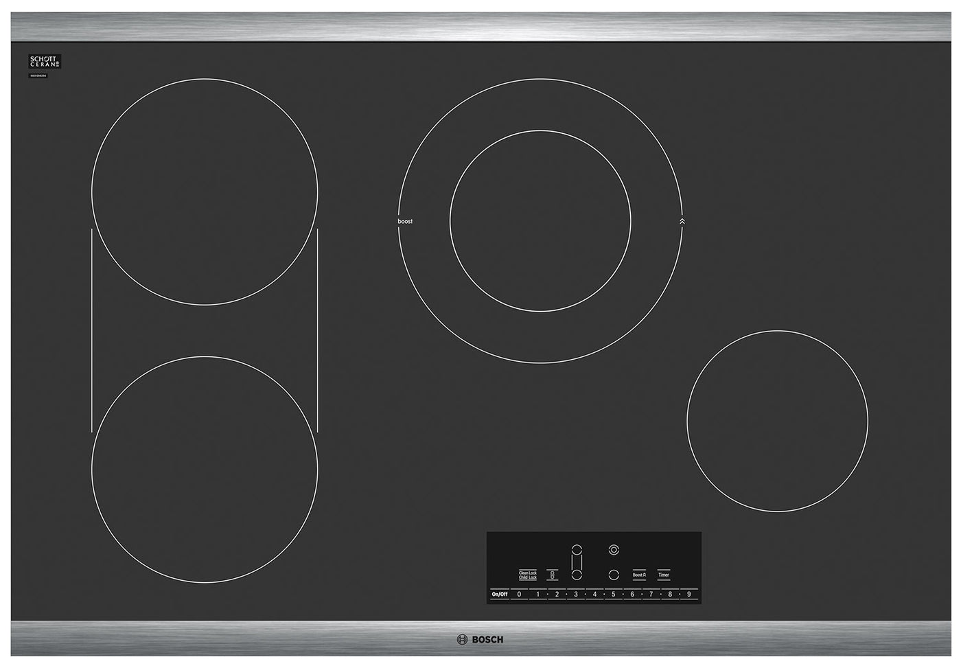 Bosch 800 Series 30 Electric Cooktop Net8068suc The Brick