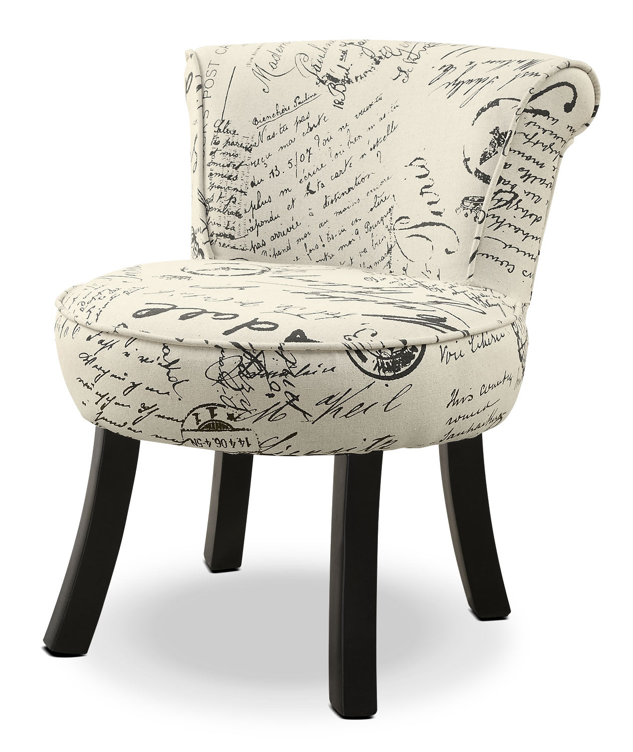 Monarch Children S Accent Chair French Script The Brick