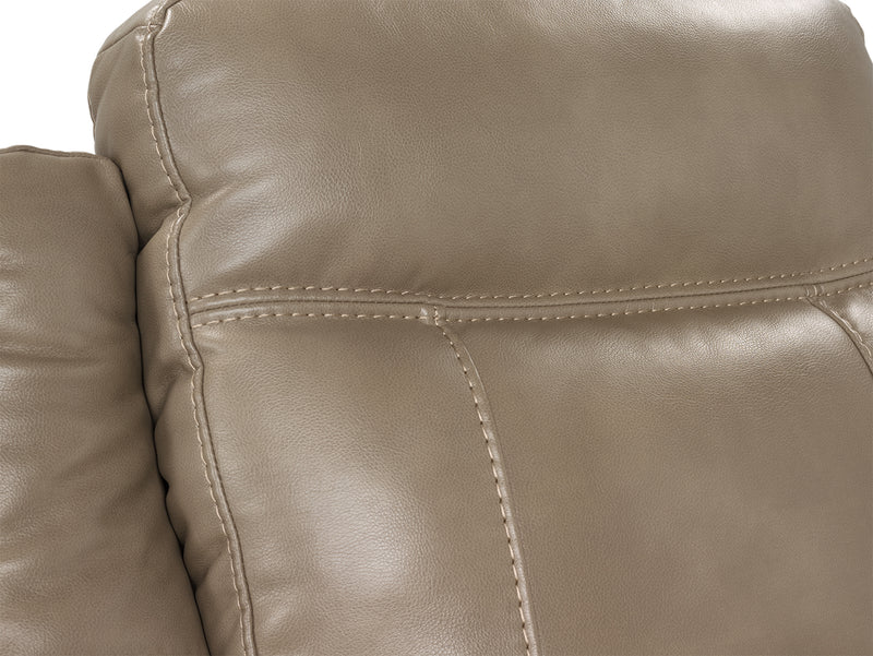 novo leather look fabric sofa review