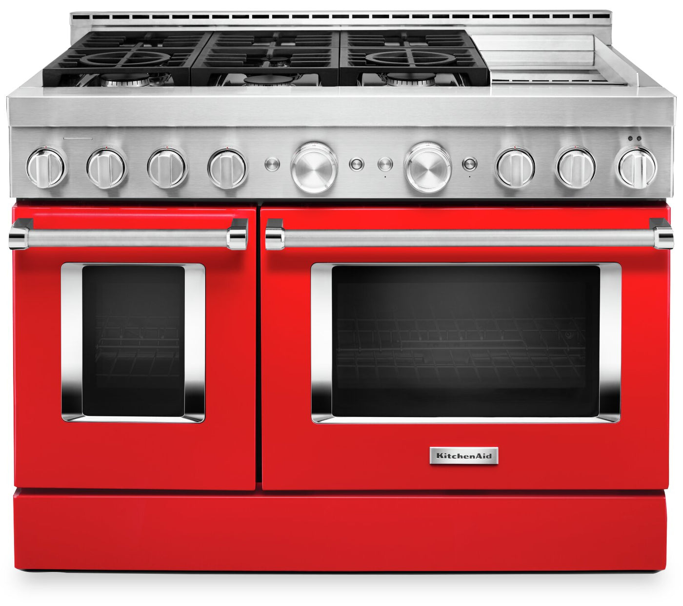 Kitchenaid 48 Smart Commercial Style Gas Range With Griddle