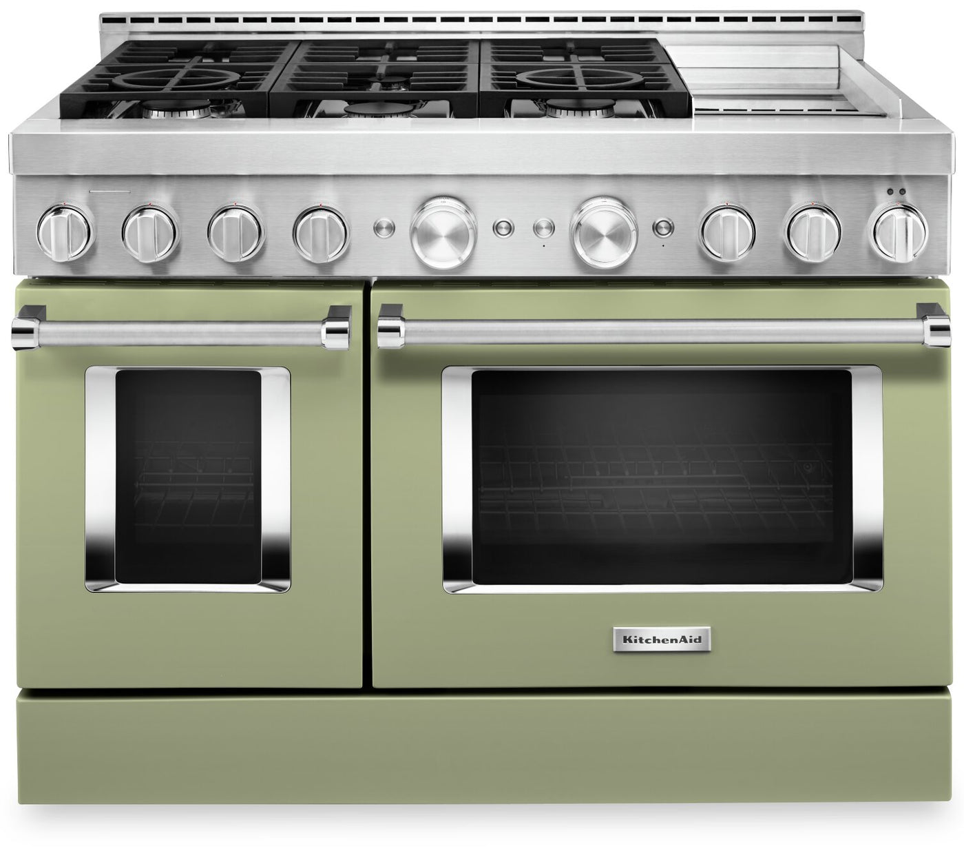 Kitchenaid 48 Smart Commercial Style Gas Range With Griddle