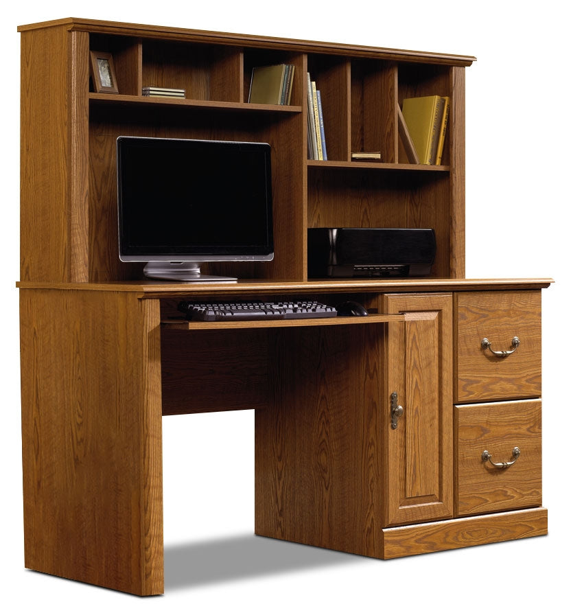 Orchard Hills Computer Desk With Hutch The Brick