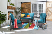 Nassau 4-Piece Conversation Set - Blue