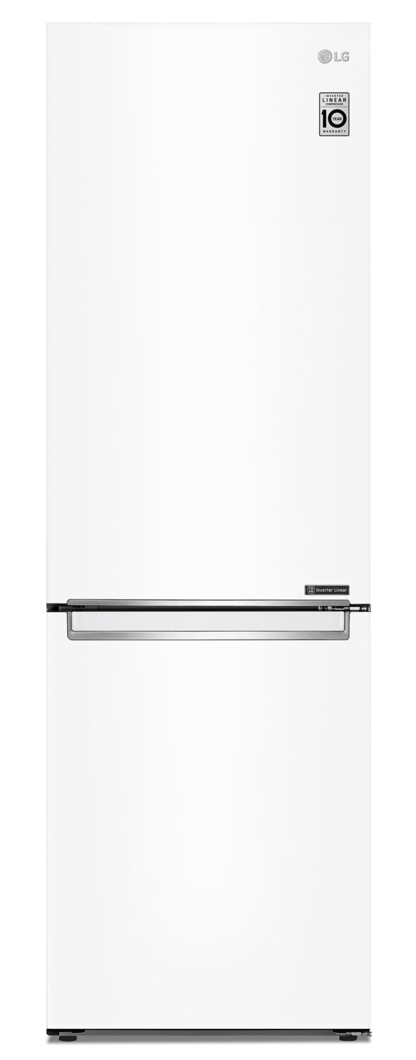 iio 11 Cu. Ft. Retro Refrigerator with Bottom Freezer in White (Left Hinge)