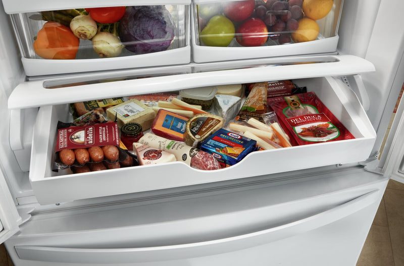 Whirlpool 22 Cu. Ft. French-Door Refrigerator - WRFF5333PW | The Brick