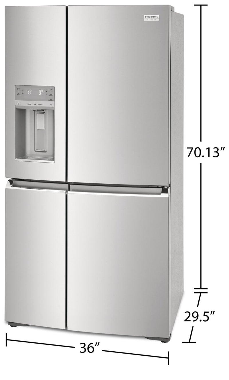 Frigidaire Gallery 21 5 Cu Ft Counter Depth 4 Door Refrigerator