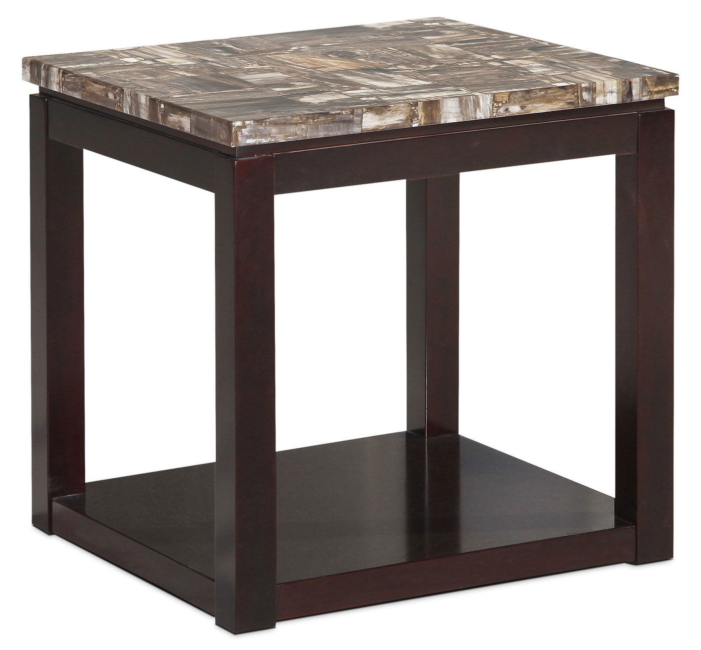 Sicily End Table Brown The Brick