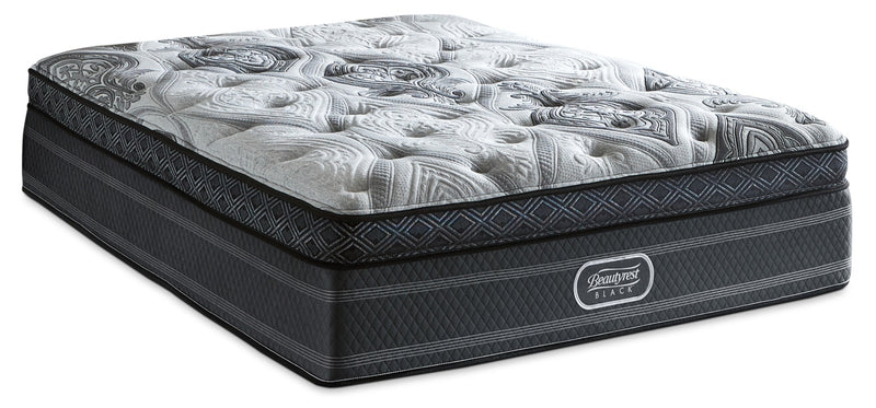 beautyrest black precious plush euro-top queen mattress