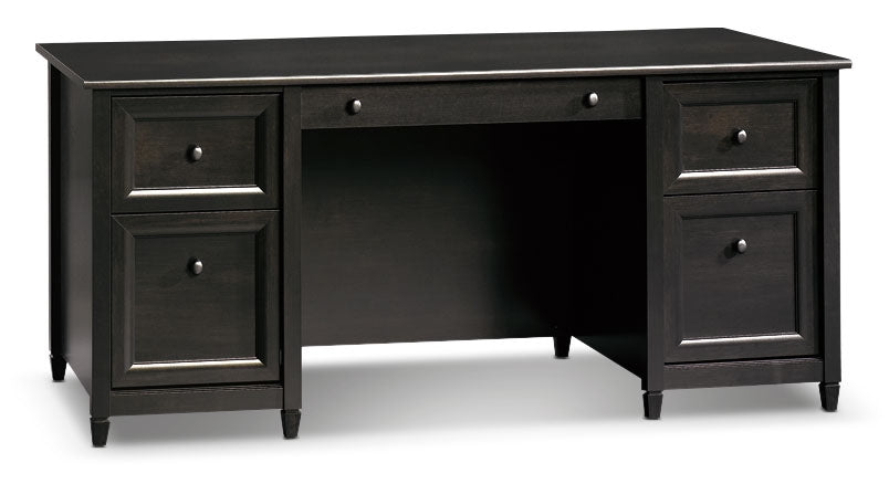 Edge Water Executive Desk Estate Black The Brick