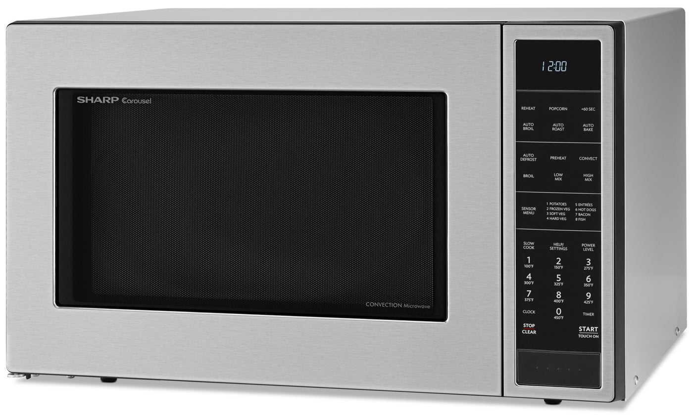 Sharp 1 5 Cu Ft Countertop Or Built In Convection Microwave Oven