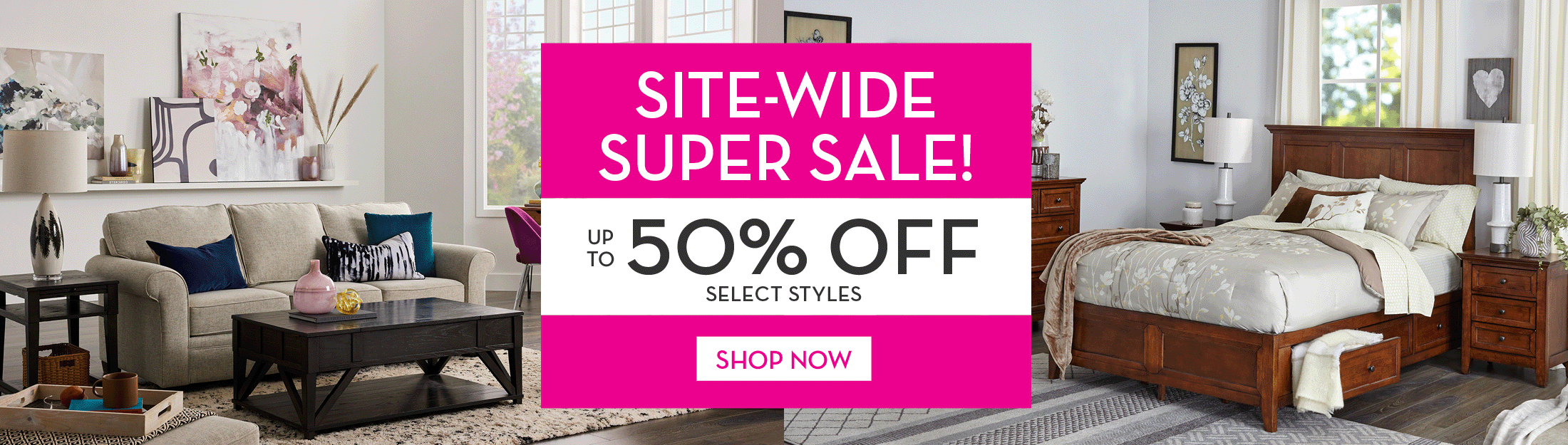 Site-wide Super Sale - up to 50% off!