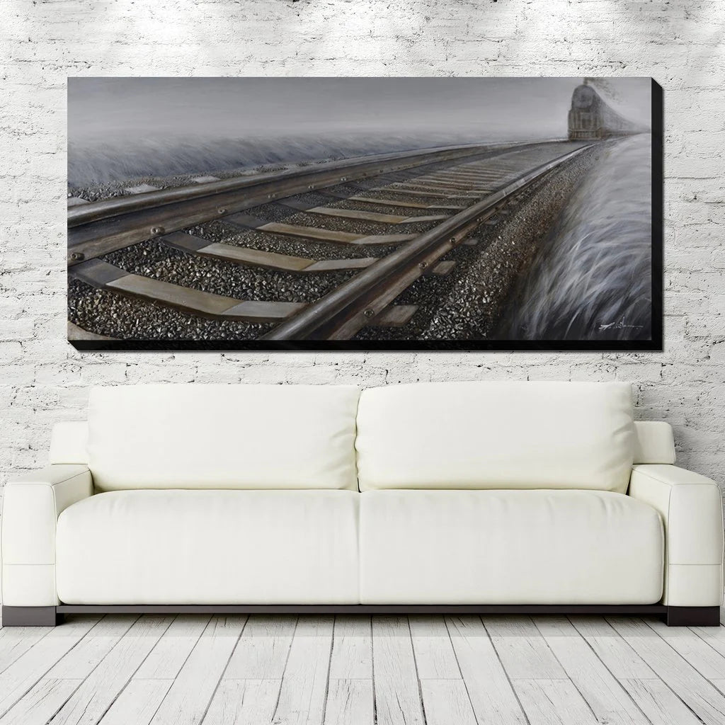 Around The Bend Canvas Oil Wall Art