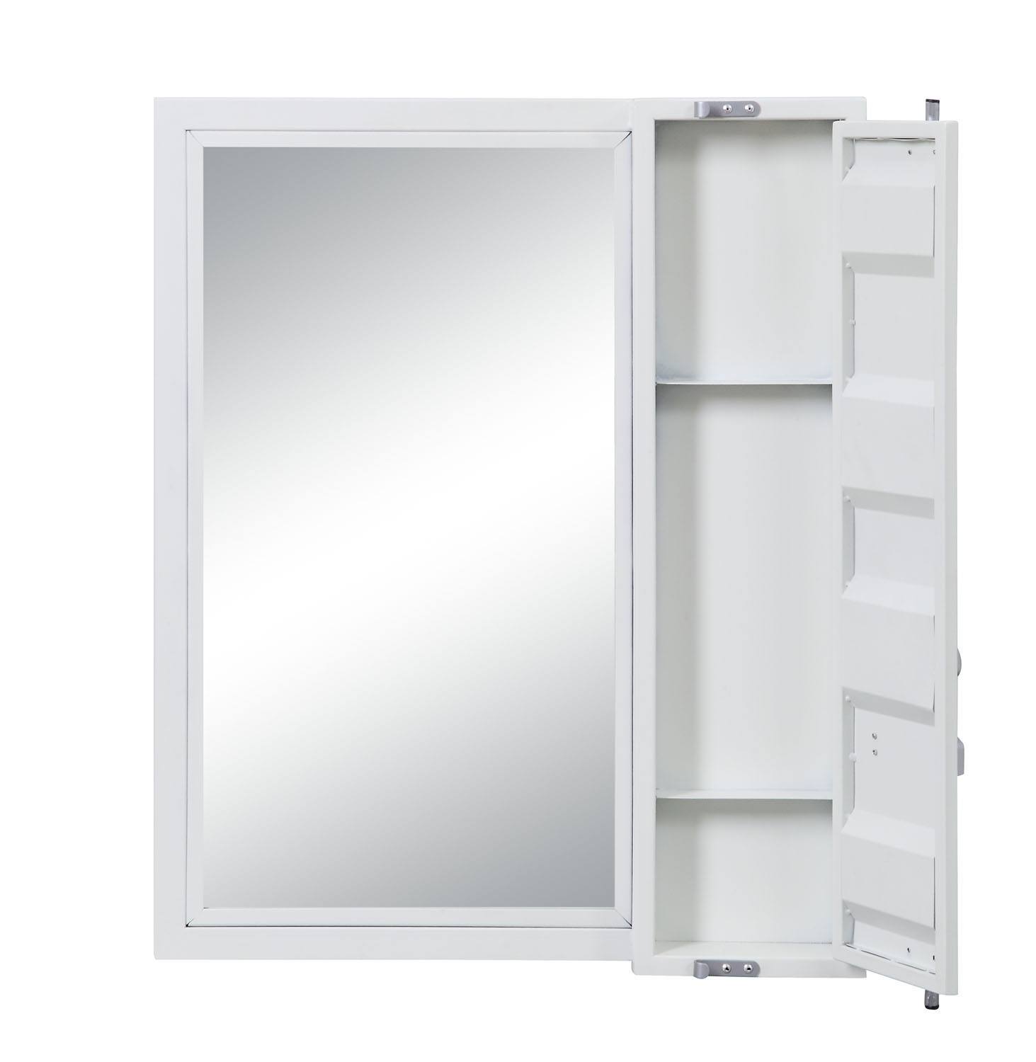 Konto Industrial Vanity Mirror White Furniture Ca