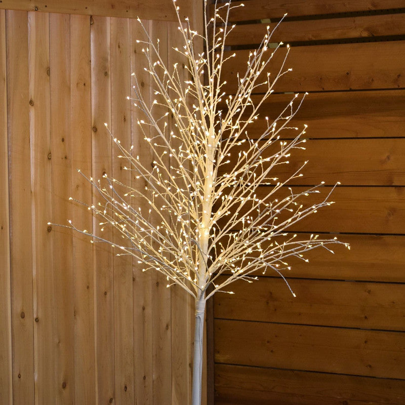 Holiday Glam 59" Micro Dot Light Tree - White / Warm White LED