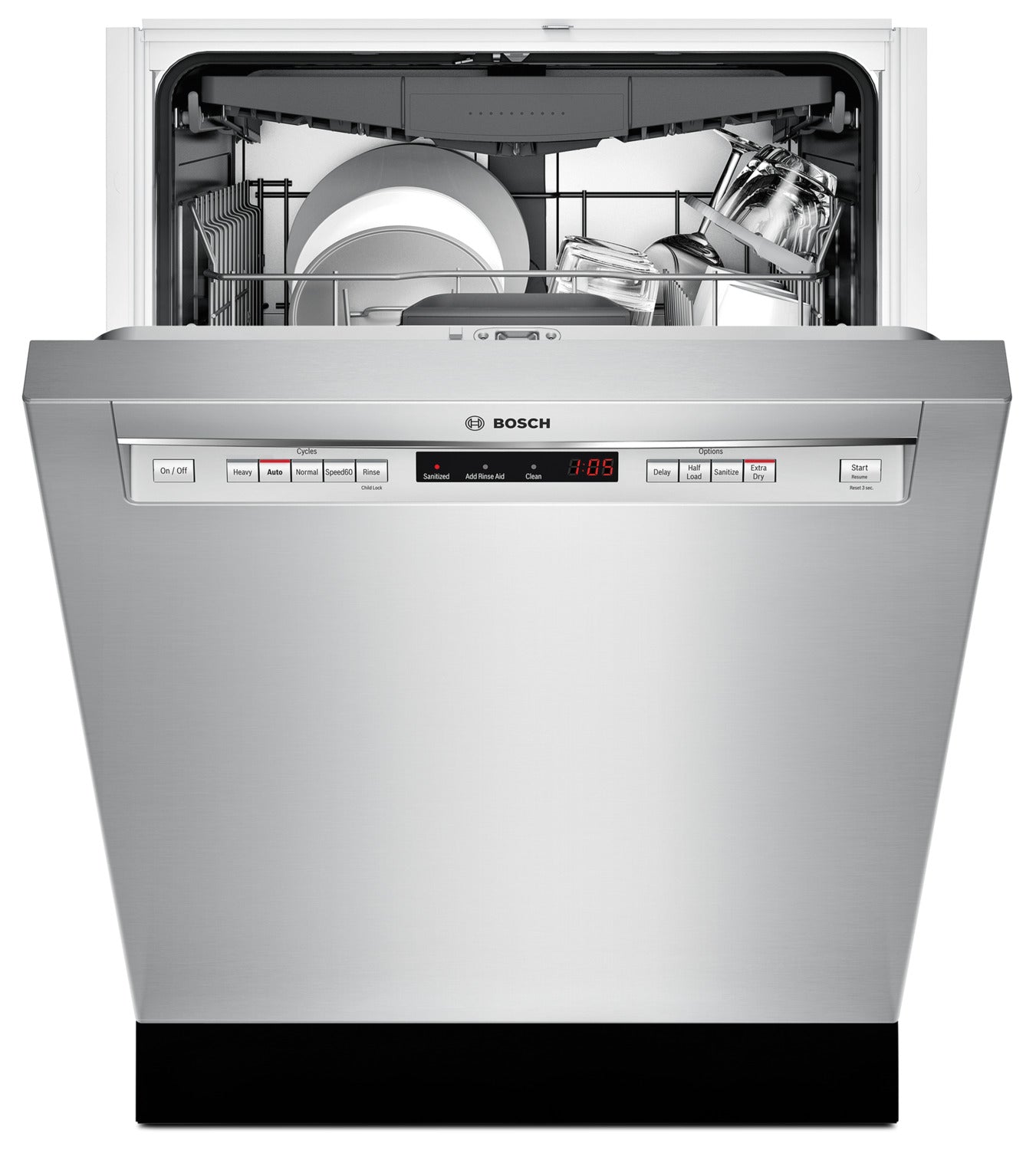 bosch stainless steel dishwasher cover