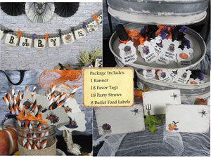 halloween baby shower party favors