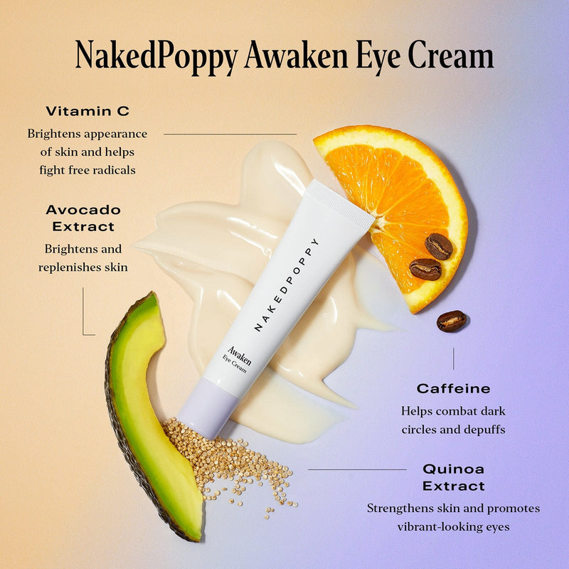 NakedPoppy - Awaken Eye Cream - NakedPoppy