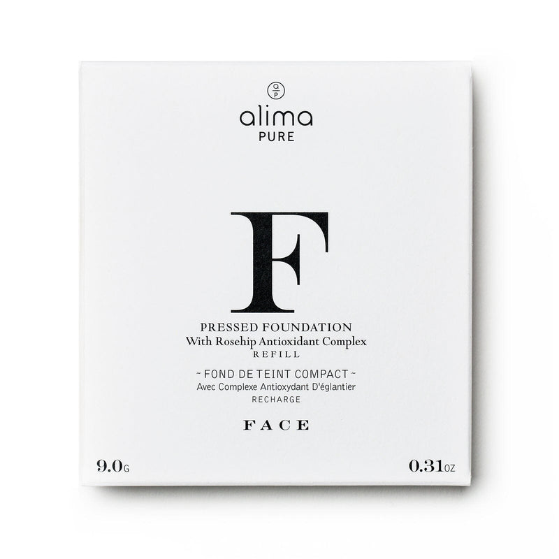 Alima Pure - Pressed Foundation with Rosehip Antioxidant Complex – Chestnut - NakedPoppy
