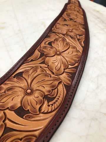 How to Tool Floral Leather Tooling Patterns - Video #1 