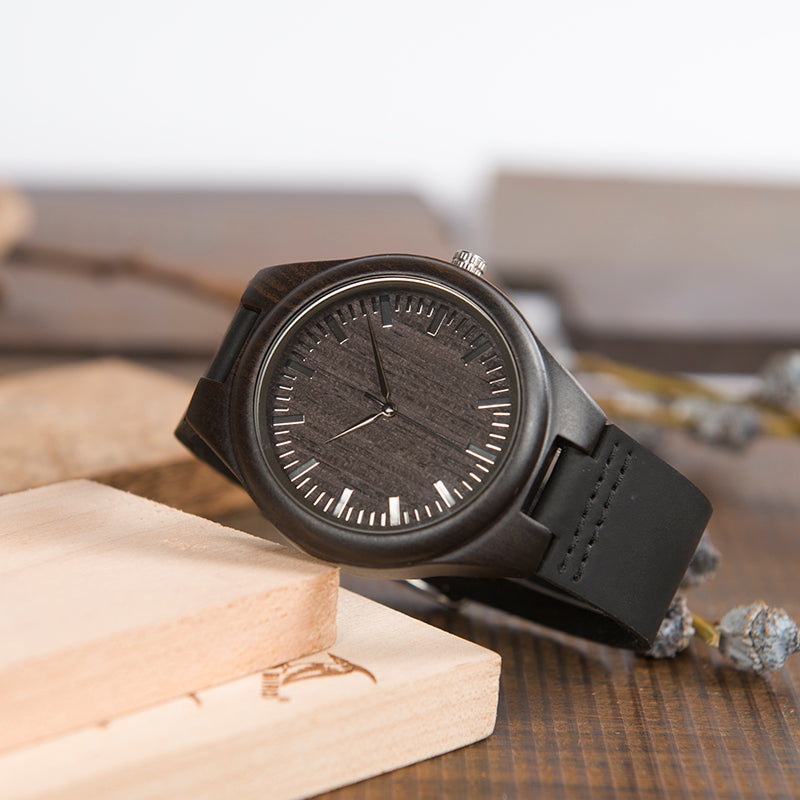 to my wife wooden watch