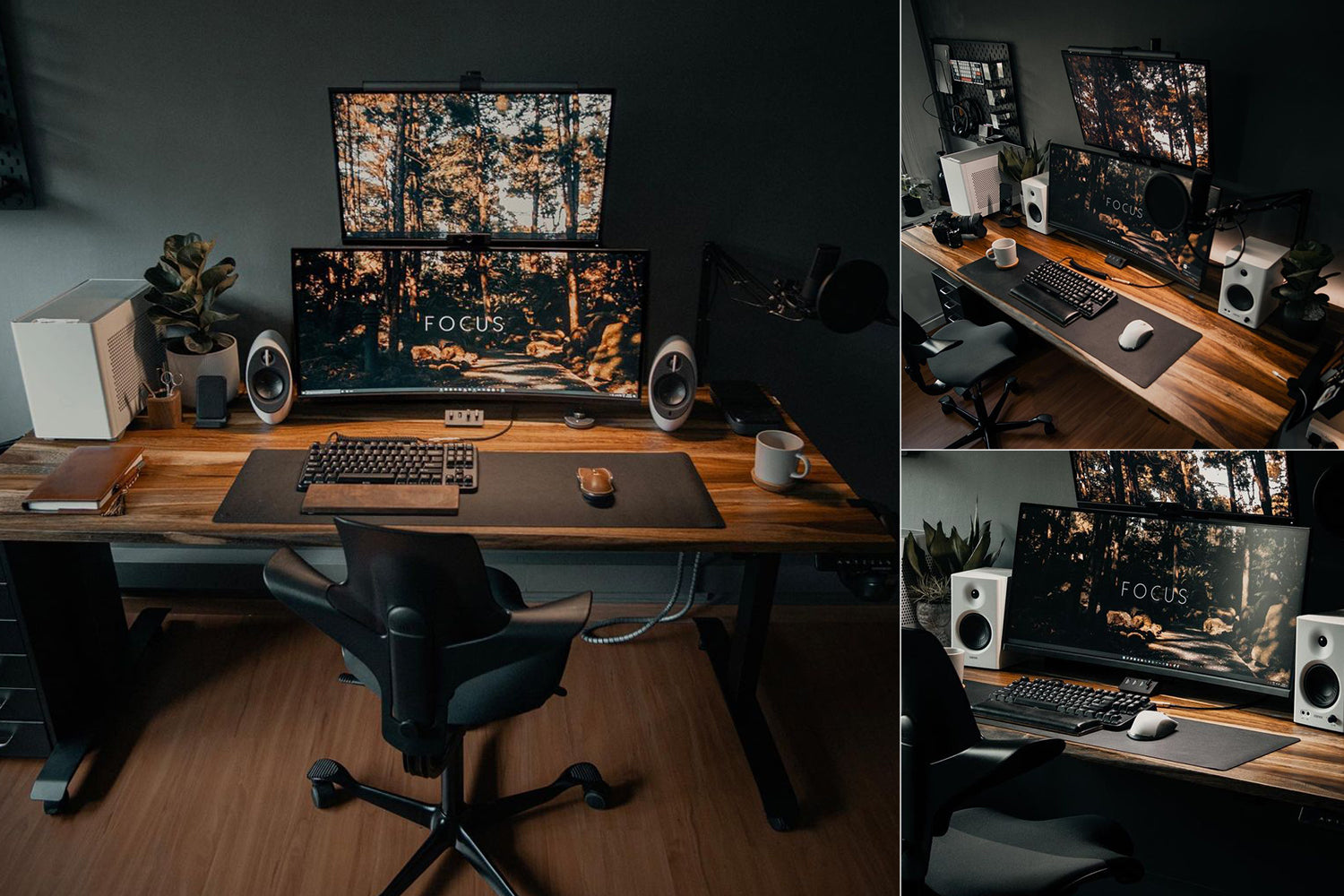 A Dark Themed Workspace: Inside the Inspirational Omnidesk Setup of @t