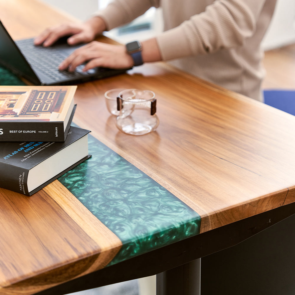Omnidesk durable wooden table top