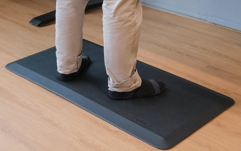 using a standing desk