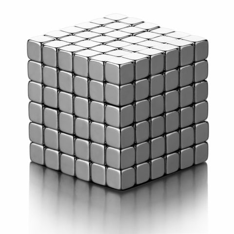 NEODIMIUM 5MM 216PCS BUCKY BALLS - MAGNETIC BALLS / CUBE -AVAILABLE IN  SILVER ONLY