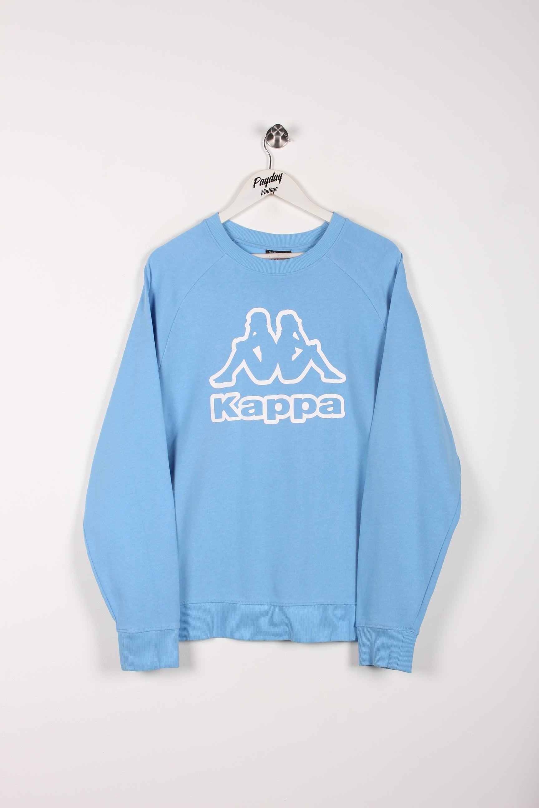 Afvigelse Arena gys Kappa Sweatshirt Baby Blue Large – Payday Vintage
