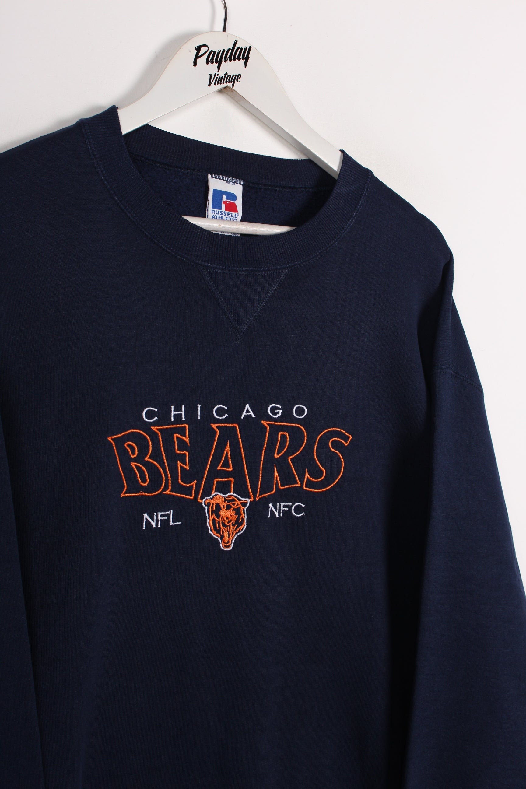 NFL Team Apparel Chicago Bears Women's Navy Sweater Size S