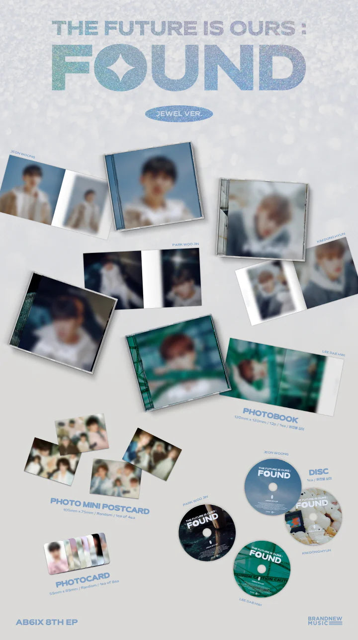 AB6IX - 8TH EP ALBUM THE FUTURE IS OURS  FOUND JEWEL VERSION Infographic