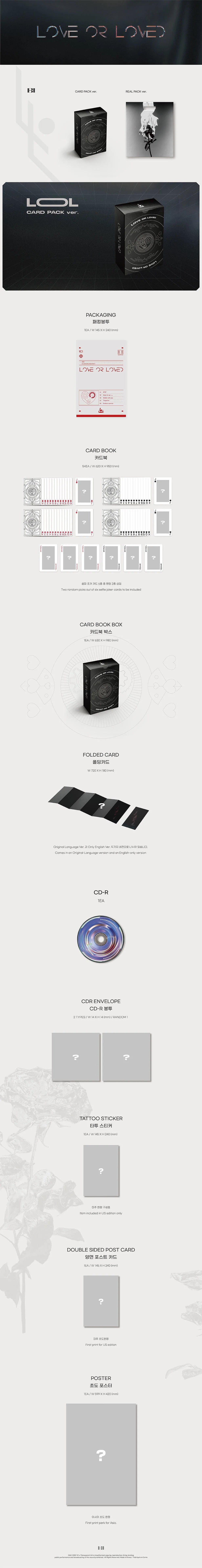B.I - EP ALBUM [Love or Loved Part.1] Infographic