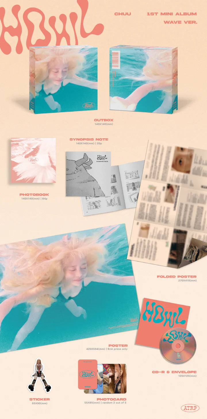 CHUU - 1ST MINI ALBUM HOWL Wave Version Infographic