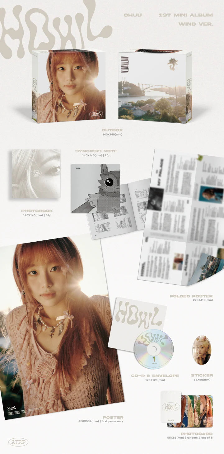 CHUU - 1ST MINI ALBUM HOWL Wind Version Infographic