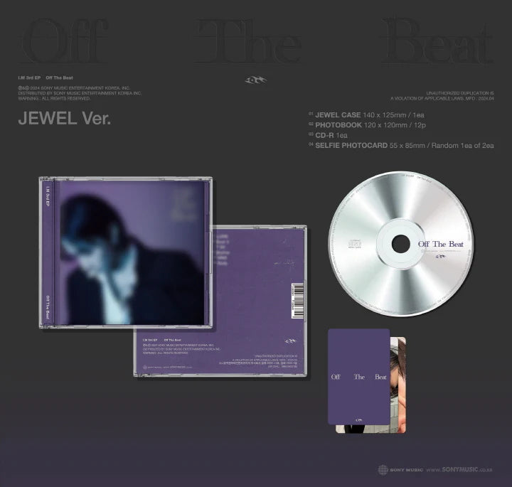 I.M - 3RD EP ALBUM Off The Beat (Jewel Version) Infographic