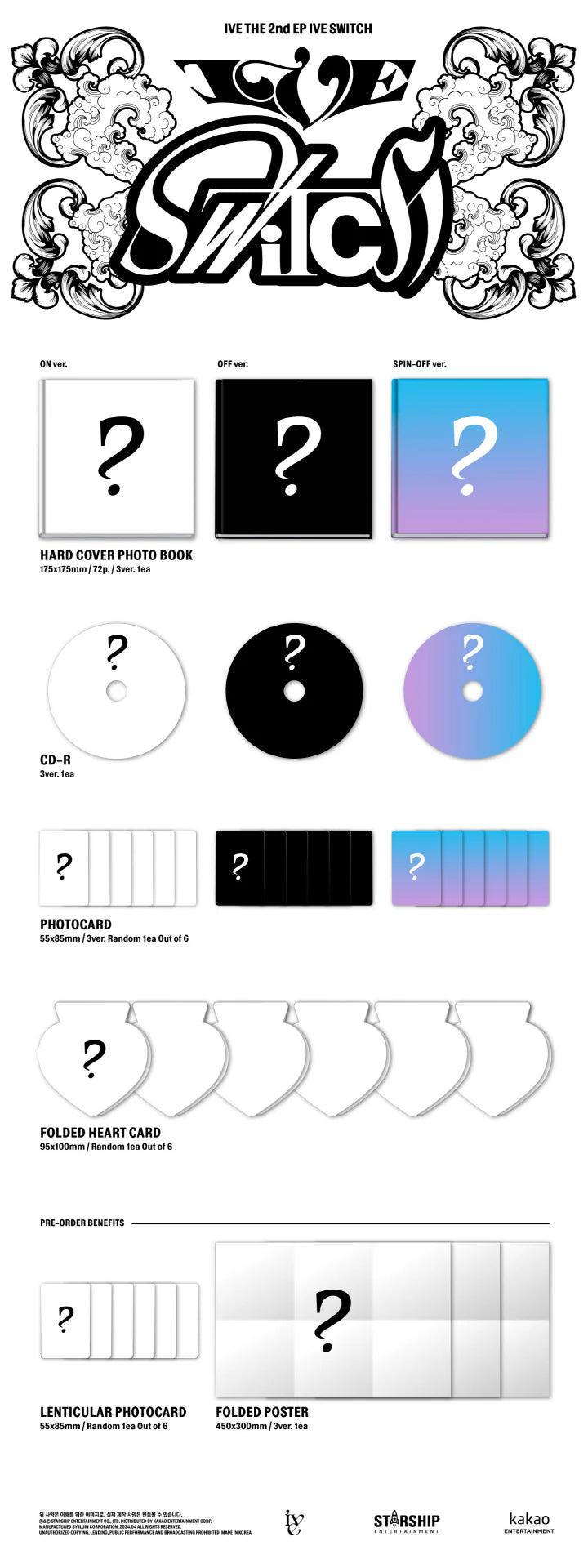 IVE - IVE SWITCH (2ND MINI ALBUM) (PHOTOBOOK Ver.) Infographic 1