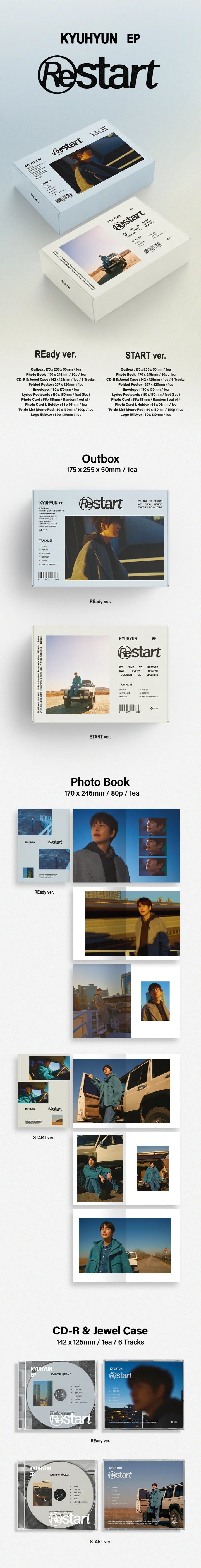 KYUHYUN - EP ALBUM RESTART Infographic