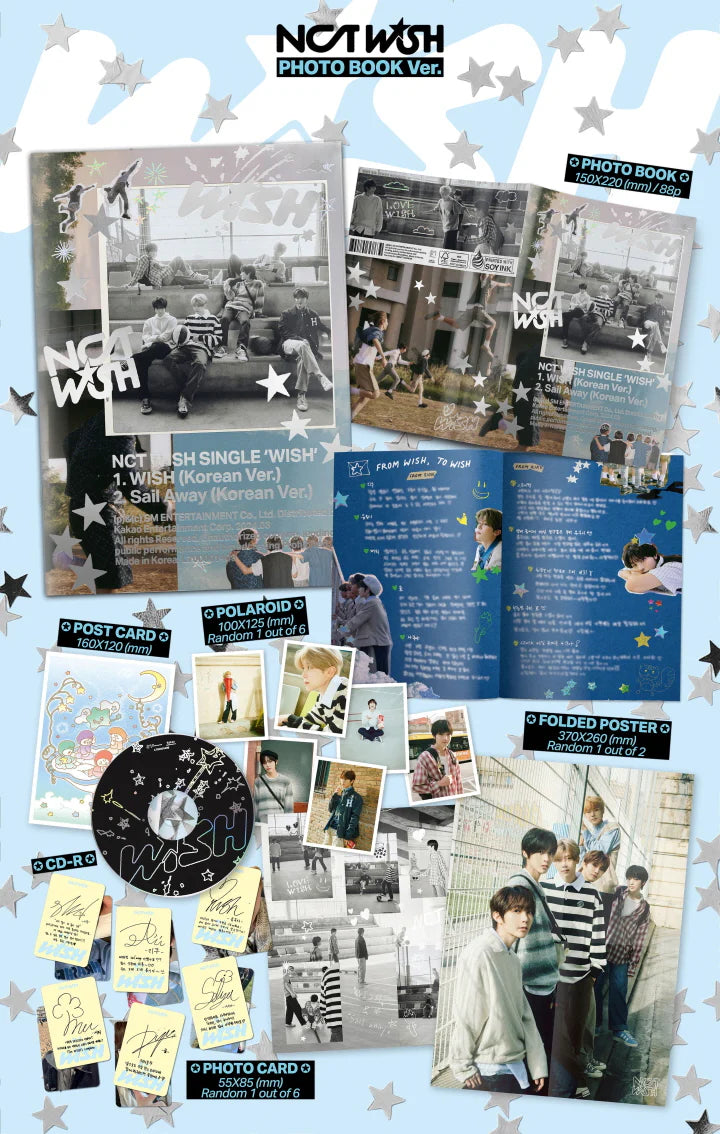 NCT WISH - SINGLE ALBUM WISH Photobook Version Infographic