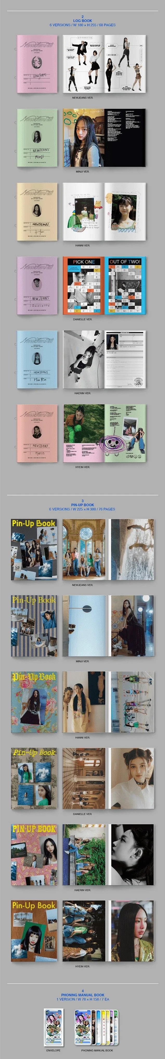 NEWJEANS - NEW JEANS (1ST EP ALBUM) BLUEBOOK VER. Infographic 2