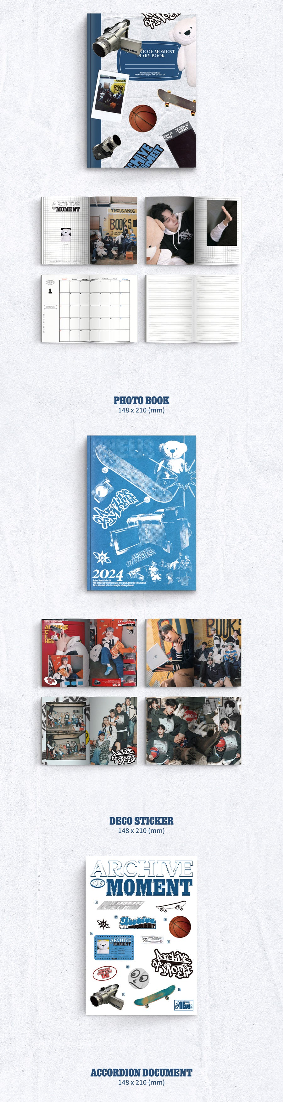ONEUS - 2024 SEASONS GREETINGS ARCHIVE OF MOMENT Infographic 2