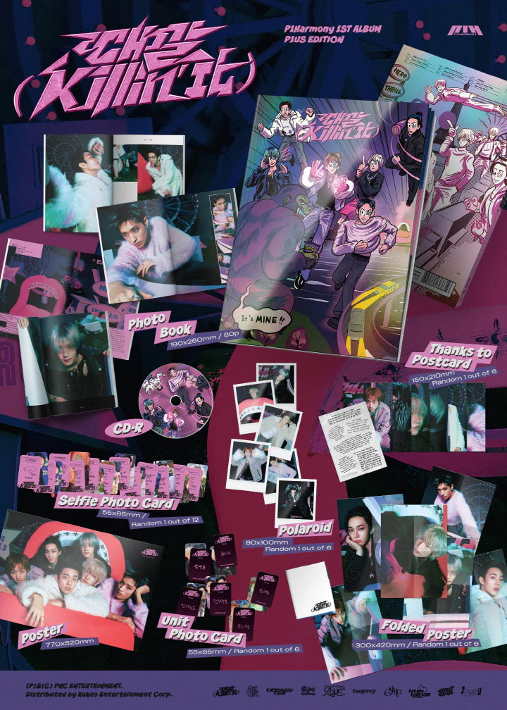 P1Harmony The 1st Album Killin'It Superb Ver Photocard