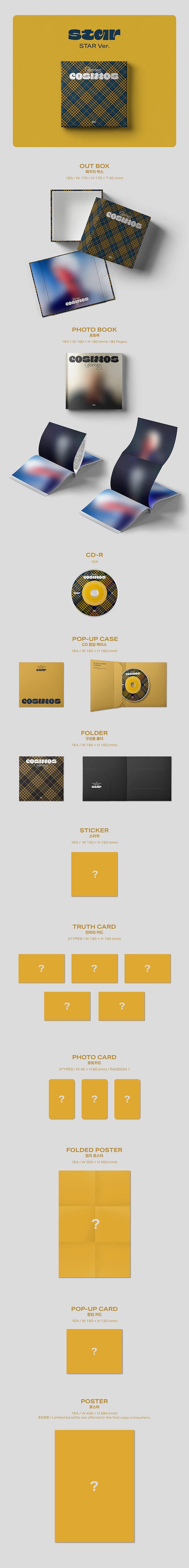 PREORDER  B.I - HALF ALBUM COSMOS Infographic 2