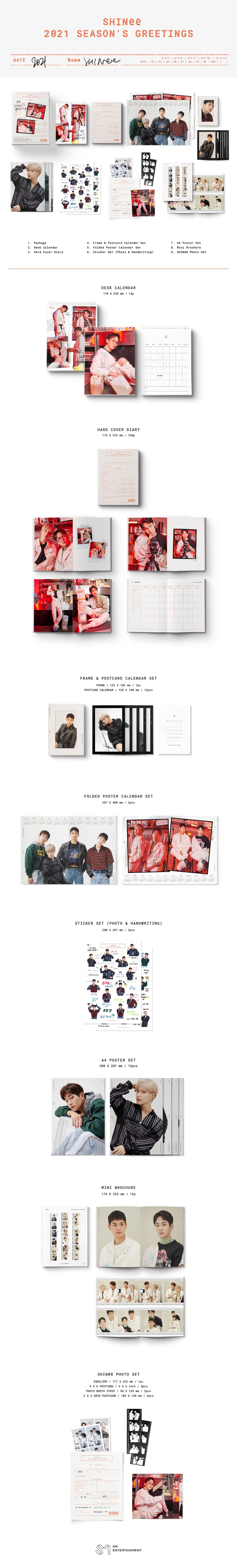 SHINEE - 2021 SEASON’S GREETINGS SOKOLLAB UK