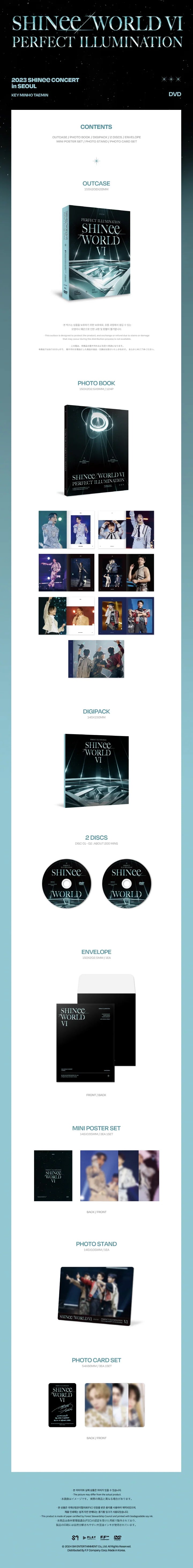 SHINee - WORLD VI PERFECT ILLUMINATION in SEOUL DVD Infographic