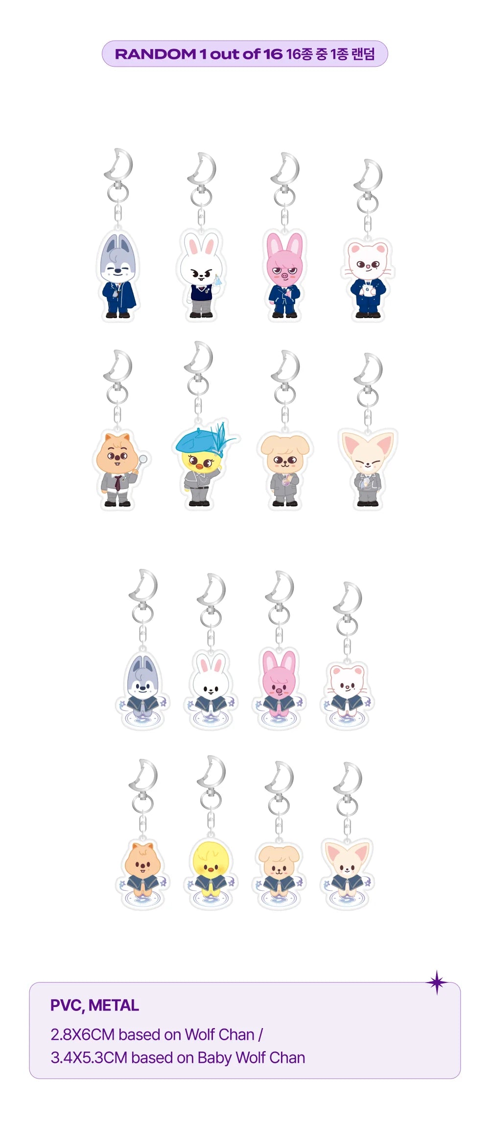 SKZOO SECRET SOFT KEYRING - SKZ'S MAGIC SCHOOL Infographic