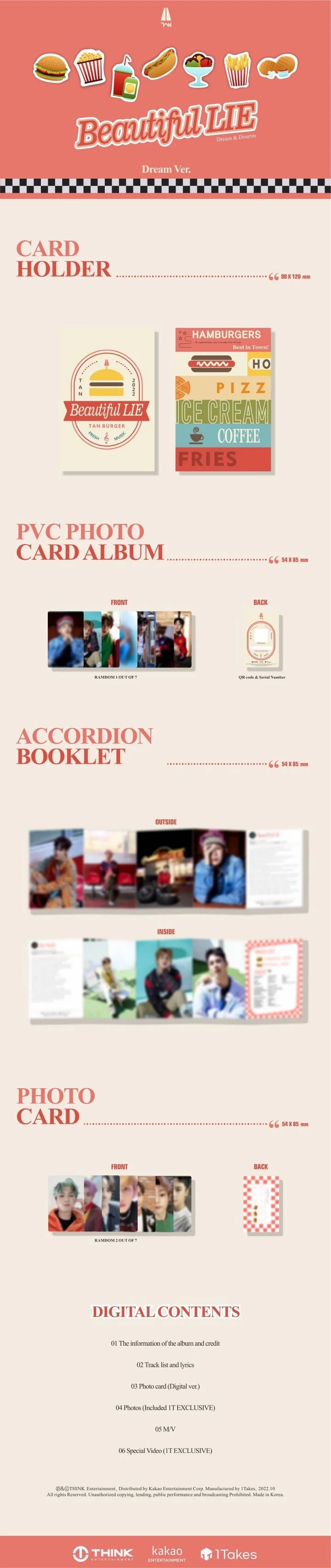 TAN - 1ST SINGLE ALBUM DREAM & DEURIM META ALBUM Infographic