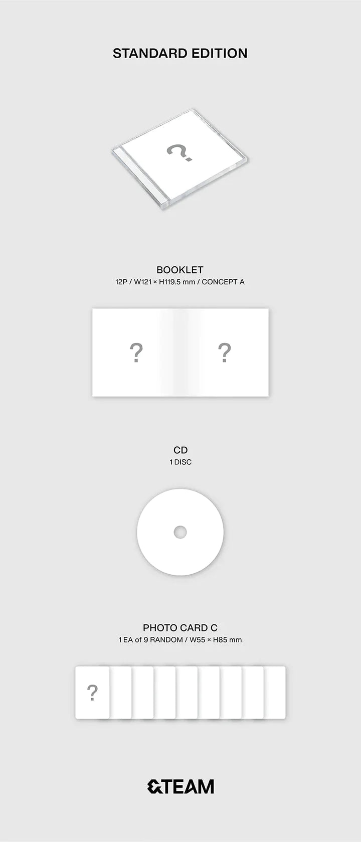 &TEAM - 2ND EP STANDARD EDITION Infographic